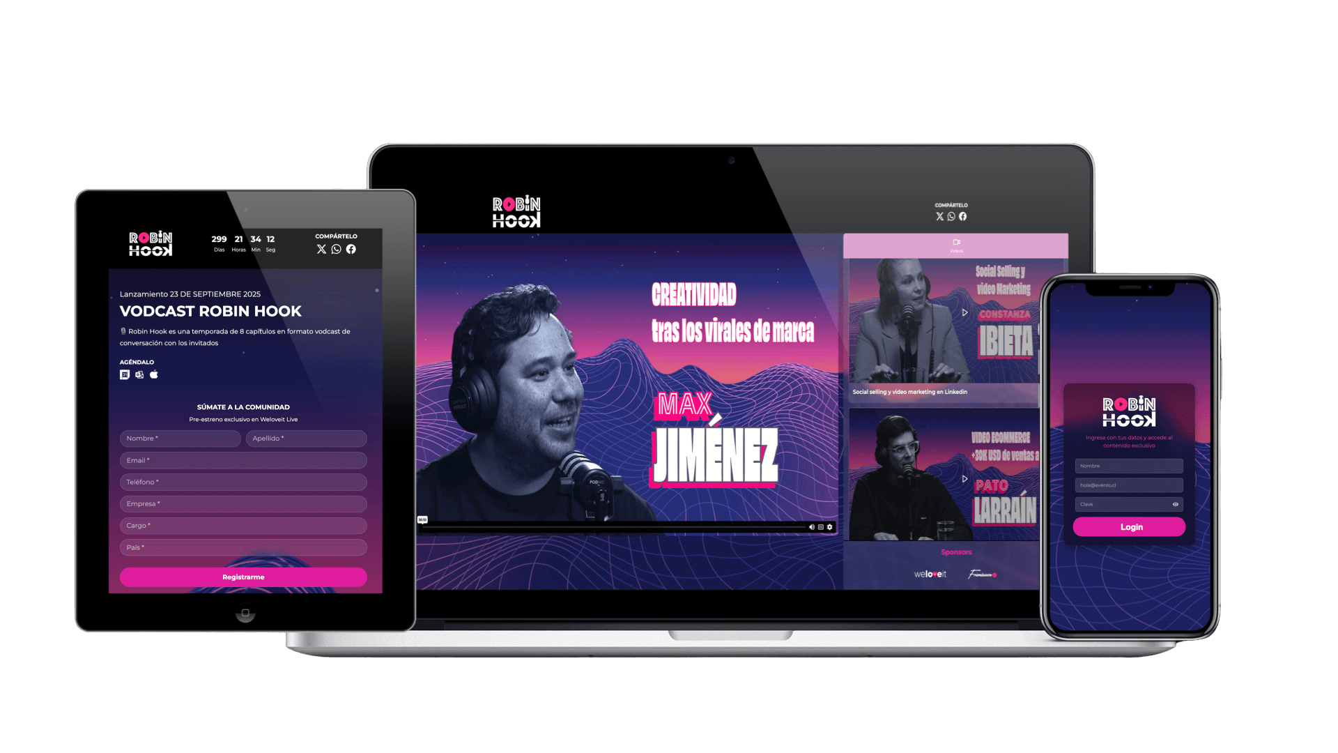 Ejemplo de dispositivos con interfaz de plataforma